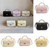 Handheld Solid Color Square Single Shoulder Crossbody Bag Women Fashion Gift