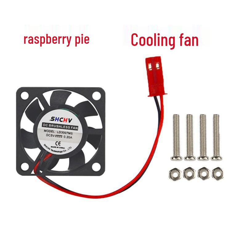 Raspberry Pi Cooling Fan with Screws for Models 4B/3B+/3B/2B
