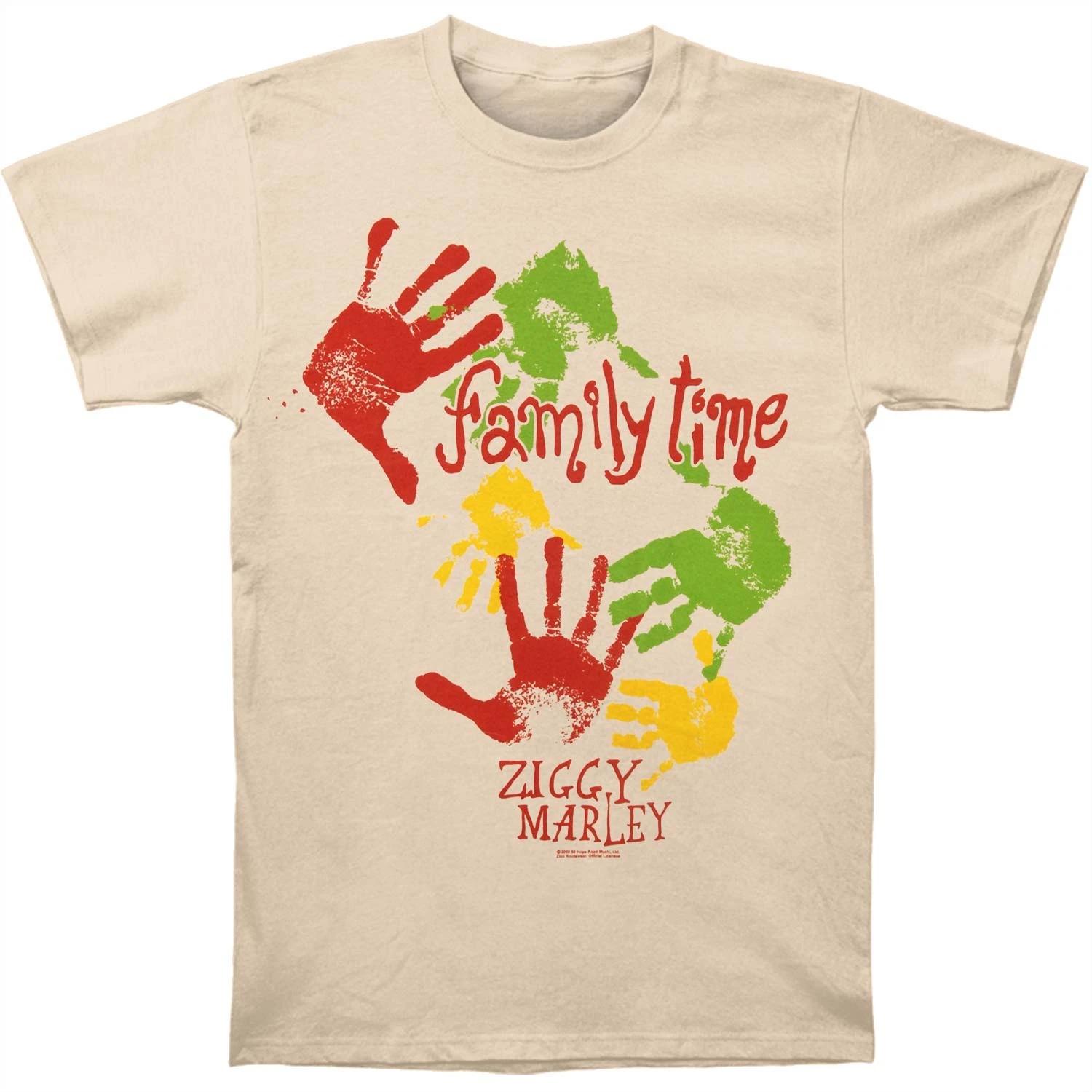 Men s Ziggy Marley Family Time Slim Fit T-shirt Medium White S