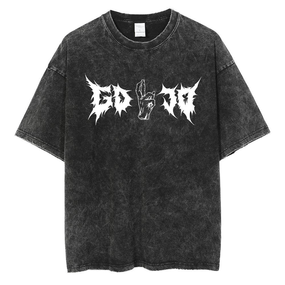 

Jujutsu Kaisen Gojo Satoru T Shirt For Men Women TShirt Summer Short Sleeve Tshirt Streetwear Washed Cotton Tee Top Clothing S