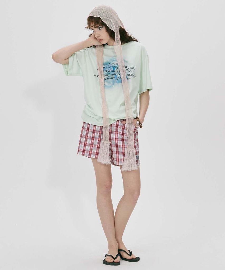SCULPTOR Cheesy Words Tee Pale Mint