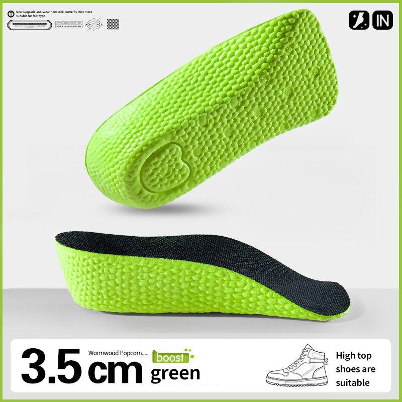 1 Pereche Branțuri pentru Mărirea Înălțimii pentru Bărbați Femei Pantofi Picioare Plate Suport Plantar Branțuri Ortopedice Adidași Înălțător de Călcâi Jumătate de Pernuțe pentru Pantofi