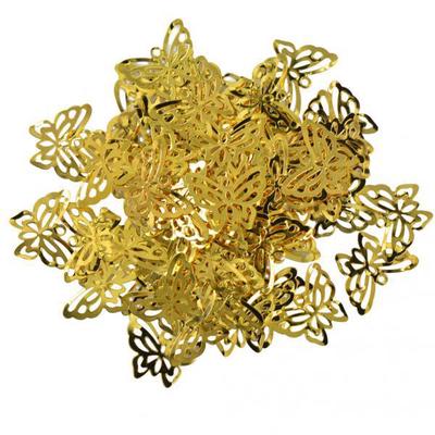 50pcs Heart Pendant Findings Filigree Cut Jewelry DIY Gold Tone Beads Charms