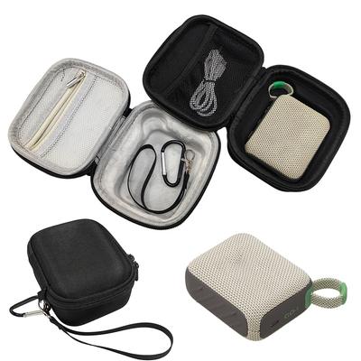 Hard Carrying Case Anti-scratch Hard Travel Case with Hand Rope & Carabiner Portable Storage Bag for JBL Go 4 Portable Speaker