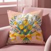 Holiday Mothers Day Cushion Cover MultiScene Pillow Cover for Home  Car  Reversible Soft  Durable for Daily Use
