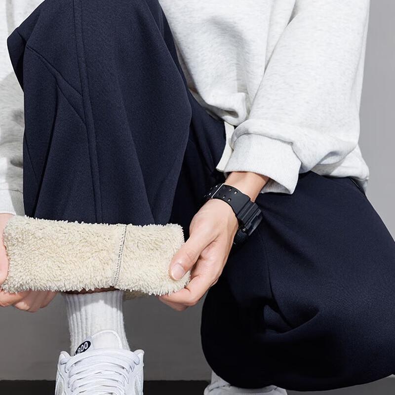 TUCANO Men's Winter Fleece-Lined Straight Casual Pants