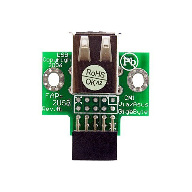 Межсетевой адаптер USB 2.0 - STARTECH - 2x USB A с разъемом Mère - F/F - 1 x IDC Femelle - 2 x Type A