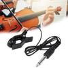 Clip On Pickup Professional Guitar Pickup 6.35mm Guitar Pickup Tuner Amplifier 0.9m Connection Cable Guitar Accessories