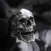 Gotyckie Punkowe Przesada Diabelskie Czaszki Pierścionki Fajne Męskie Ze Stali Nierdzewnej 316L Pierścionek Czaszka Biker Hiphop Biżuteria Motocyklowa Prezent
