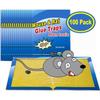 Wemk Mouse Trap Rat Traps, 100 Sticky Mouse Traps, Anti Mouse Anti Rat Glue Boards - Large Size 8"x12"