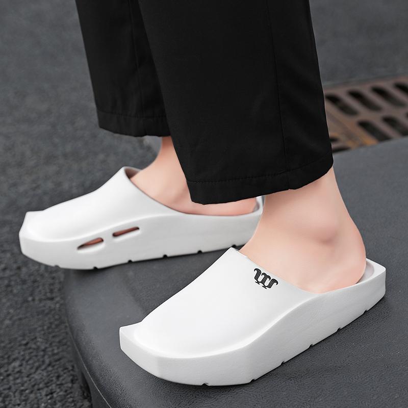 Пляжные сандалии унисекс EVA Женщины Мужчины Полая садовая обувь Окрашенные в галстуке — фото 5