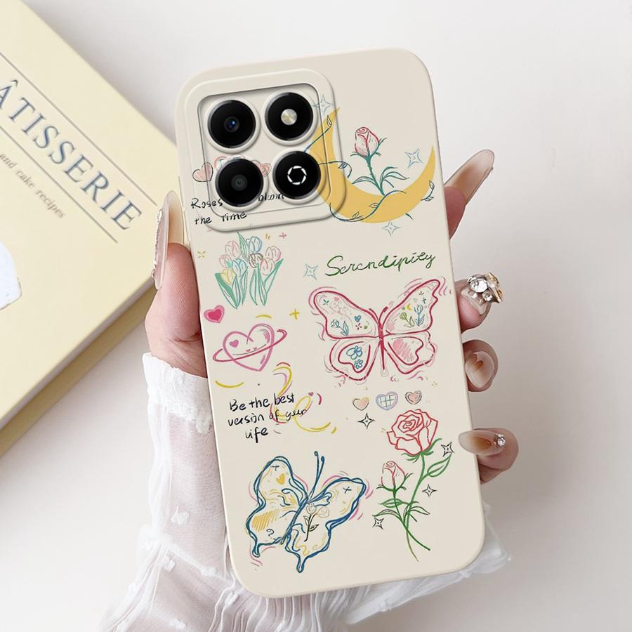 For Honor X6a Case WDY-LX1 Capa Cute Cartoon Soft Silicone Cover For HonorX6a X 6B X6 b Shell Matte Len Proective Phone Fundas