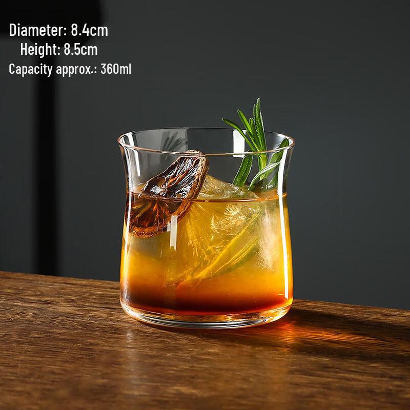 Japanese Style Highball & Whiskey Cocktail Glasses 360ml