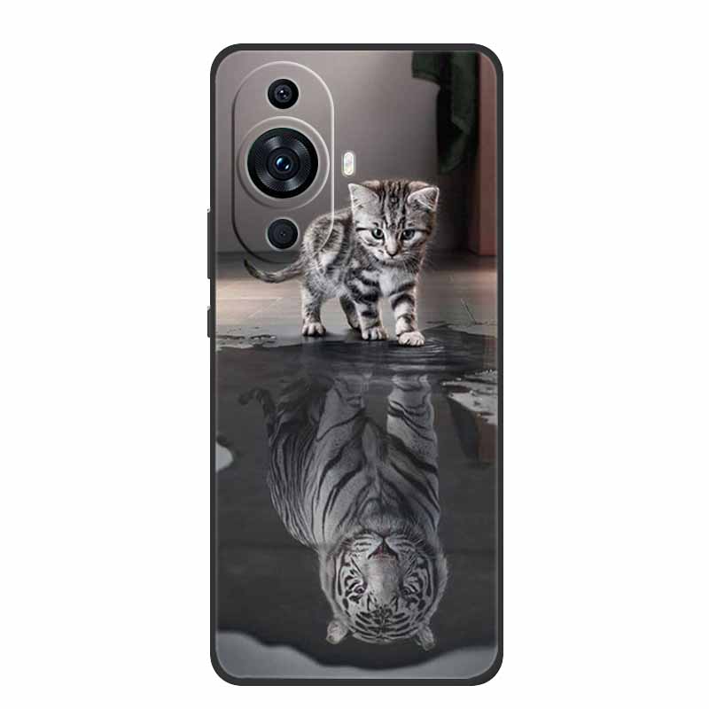 For Huawei Nova 12s Case Popular Black Silicone Soft Back Cover Case For Huawei Nova 12s Phone Case Cover Nova12s 12 s Funda 6.7