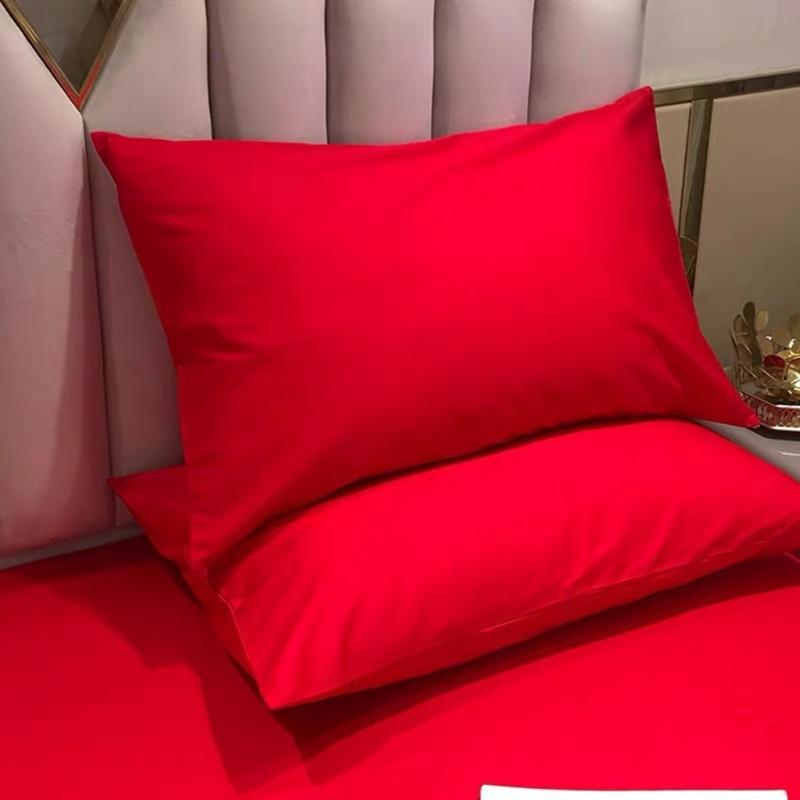 Simulated Silk Pillowcase Pillow Cover For Summer Cooling Standard Size Durability Easy Removal Pillow Sleeve