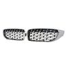 Ein Paar Chrom Diamant Nieren Grills Meteor Style Für BMW F32 F33 F36 F80 F82 2013-2018 Cabriolet Coupe 425I 430I 440I 435I