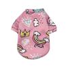 Fashion Warm Soft Cotton Dog Sports Pet Clothing Winter Outdoor Apparel with Cartoon Print Cute and Stylish