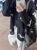 Autumn 2025 Women's Wool Jacquard Puppy Cardigan - Versatile Thick Cable Knit Sweater Coat