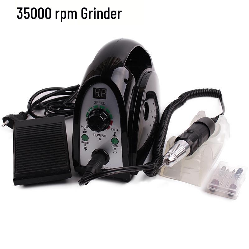 Portable Handheld LCD Nail Drill & Polisher - 35,000 RPM