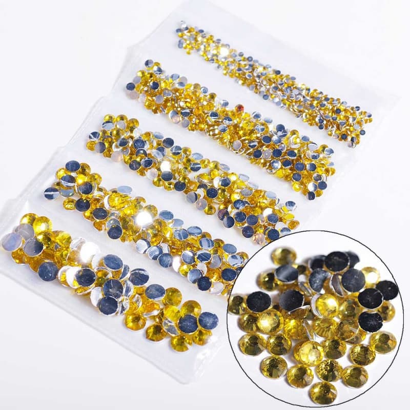 Jewelry Mobile Phone Rhinestone 1000PC Manicure 2-6mm DIY Resin 5-Piece Bag Beauty Rhinestone