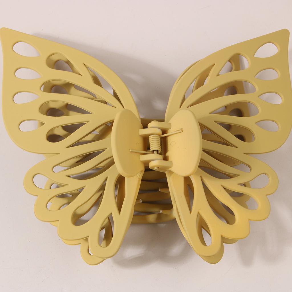 Double-layer Hollow Large Butterfly Clip Hairpin Net Celebrity Hairpin Jewelry Claw Clip Shark Clip