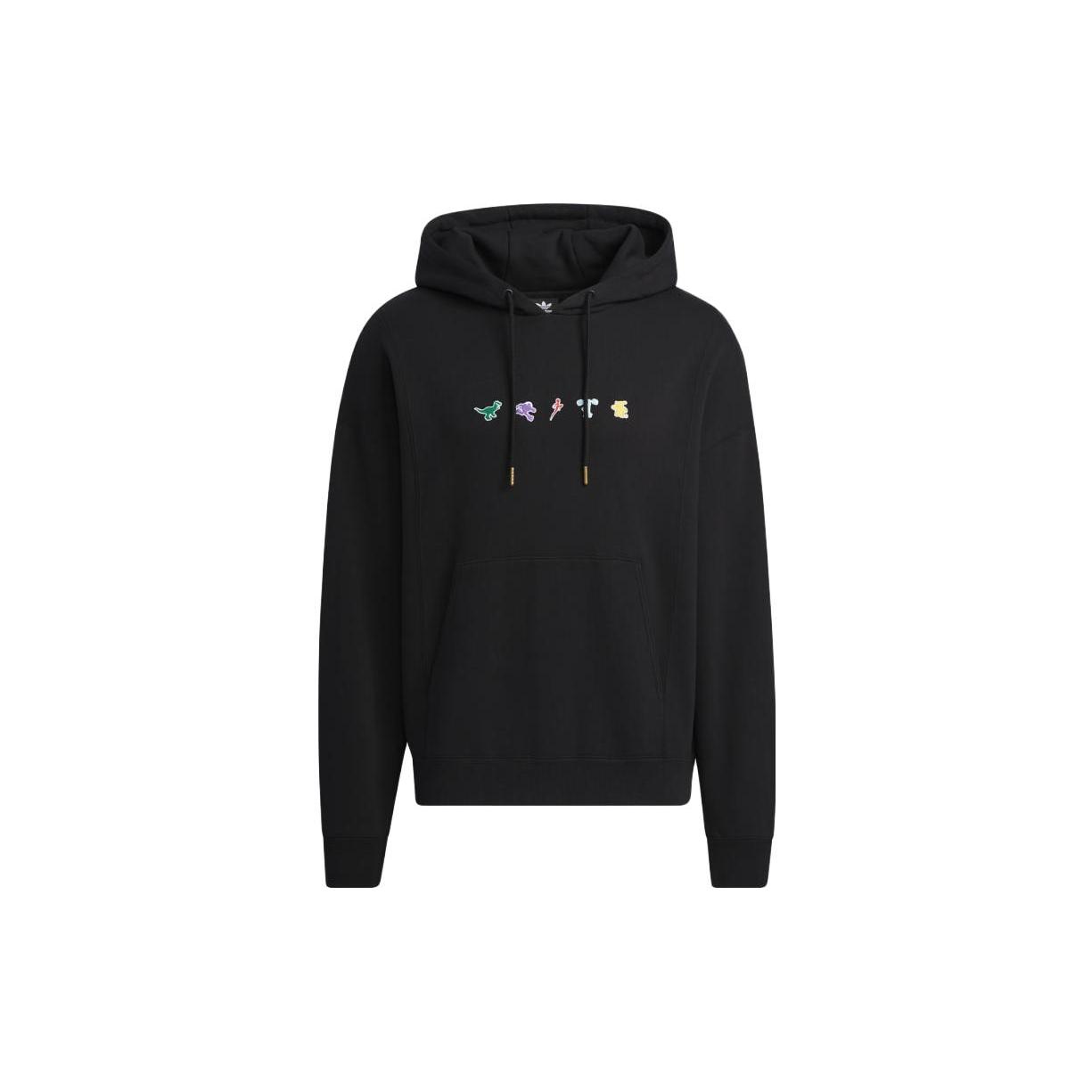 Свитшоты Adidas Originals Унисекс Черный С капюшоном Умеренный Обычный HC6927 XS