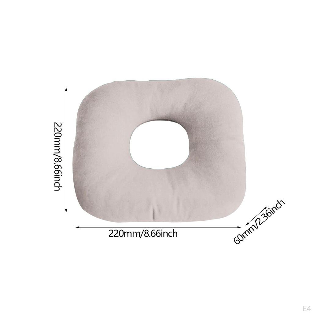 Ear Piercing O Shaped Pillow Guard Cushion Side Sleeping for Bedroom Sofa Relaxing