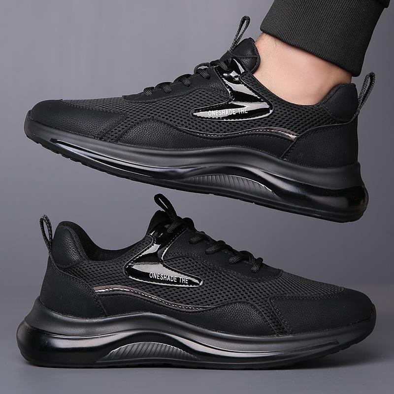 Men's Shoes New Fashion All-Matching Trendy Breathable Mesh Shoes Lightweight Exercise Outdoor Casual Travel Shoes