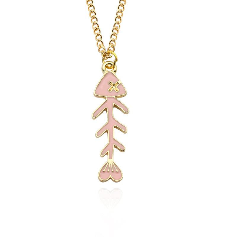 Women Alloy Pendant Necklace Cute Animal Chain Necklace