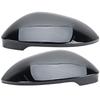 1 Pair Rearview Mirror Cover Cap For VW GOLF 8 MK8  Without Lane Change Assist Hole Side Mirror Cover Cap Car Accessories