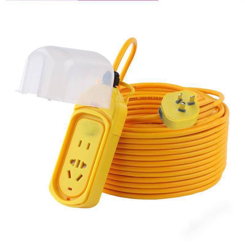 Rainproof Power Strip with Long Cord & Switch for EV Charging
