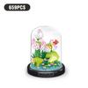 Creative Eternal Flower Mini Building Block Toys for Children DIY Blocks Brick Flowers Pot Cactus Rose Design Assembly Toy Gifts