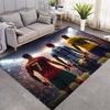 Fußball-Starspieler Stadion Rückansicht Druckbereich Teppich Fußballfan Rutschfeste Rechteckige Bodenmatte Spielzimmer Wohnzimmer Schlafzimmer Heimdeko Teppich