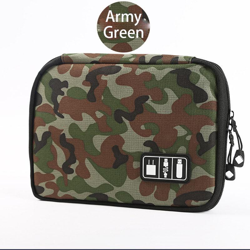 Travel Storage Bags Shockproof Flash Drive USB Cable Earphone Organizer Digital Gadget Holder Cell phone Mobile USB Charger Case