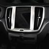 For Volvo XC60 XC 60 2018- Interior Accessories ABS Center Control Console Air Vent Cvoer Navigation GPS Panel Frame Cover