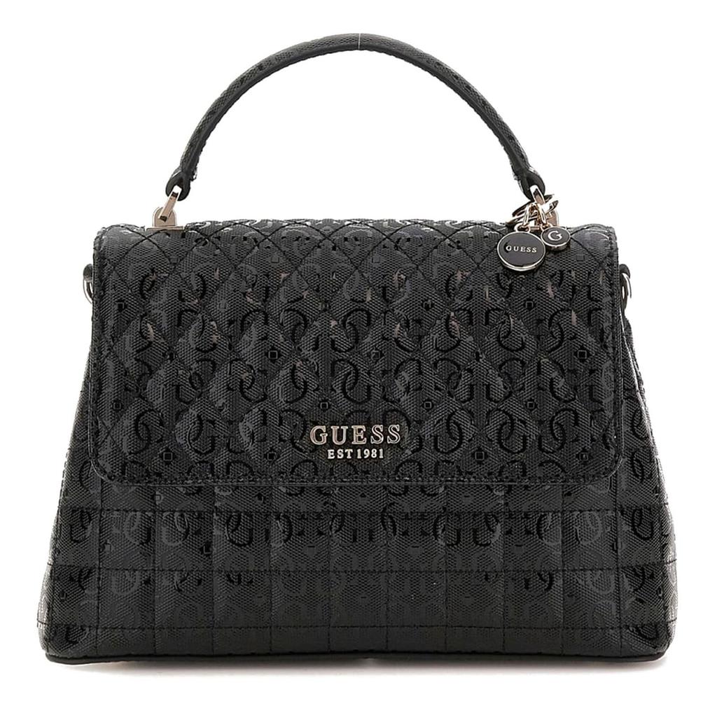 Guess YARMILLA TOP HANDLE FLAP BLA Handbag