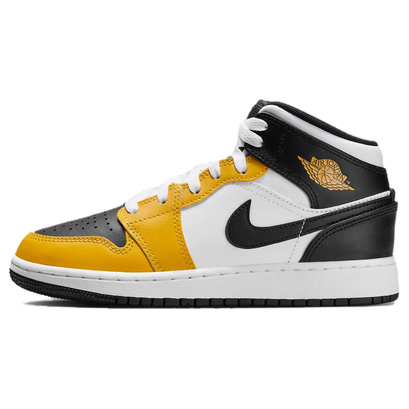 

New Jordan 1 Mid Yellow Ochre GS DQ8423-701 38.5