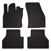 Dywaniki Samochodowe Gumowe Do: Volkswagen Caddy IV Kombivan (2020-) - Czarne, Dopasowane