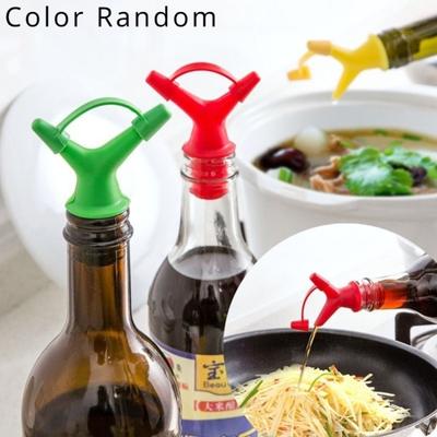 1 pz 6 * 7 cm Tappo in silicone per bottiglia a doppia porta Capsula per bottiglia Bottiglia di soia Tappi per vino Tappi Tappi per olio Accessori da cucina