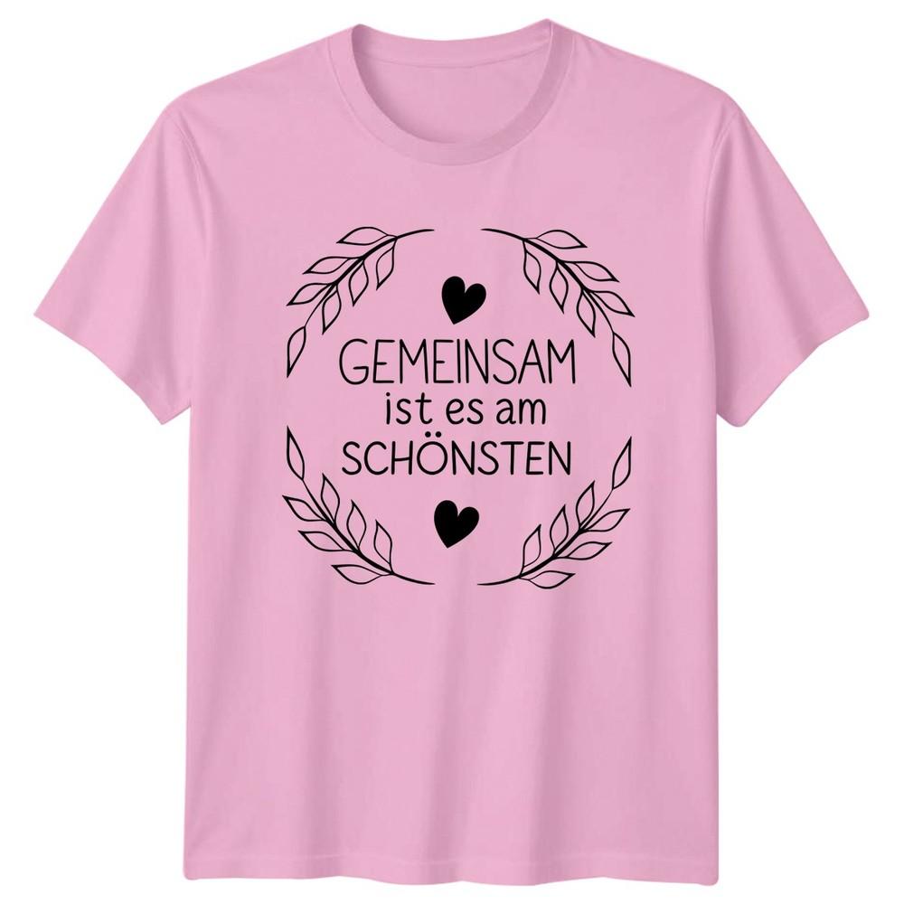 Gemeinsam Ist Es Am Schnsten TShirt Wedding GerUnisex Love Gift For Him And Her
