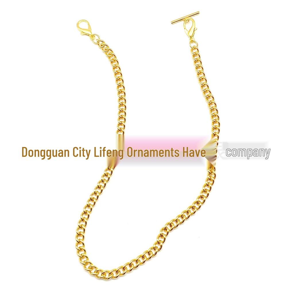 Cross Punk Design Chain Necklace: Hip Hop Style Denim Waist Accessory