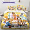 Dog Man Bedding Quilt Set Quilt Cover Pillowcase Home Decoration Birthday Gift (1 * duvet cover + 2 * pillowcase, without core)