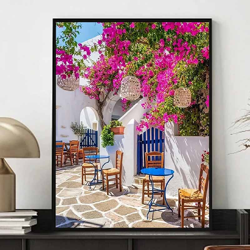DIY Landscape Diamond Painting for Adult Beginners, Colorful Rhinestone Painting, Home Wall Decoration