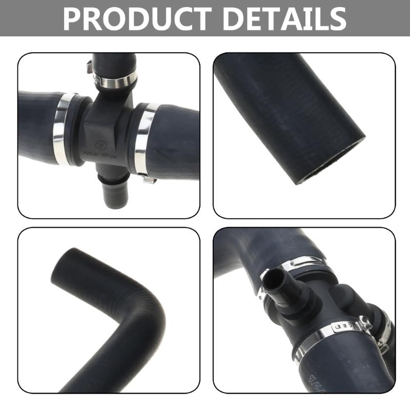 Heavy Duty Engine Radiator Hose Lower Water Pipe Hose Compatible for 307 308 408 2.0L C4 Coupe C4 1351KR Car Accessories