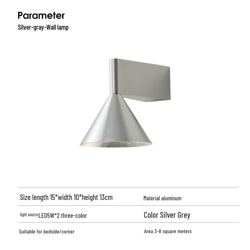 Nowoczesna włoska minimalistyczna lampa ścienna i wisząca do sypialni