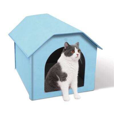 Cat Indoor Outdoor Pet House Foldable Waterproof Doghouse Cat House Large Pet House for Small To Medium Sized Dogs Cats