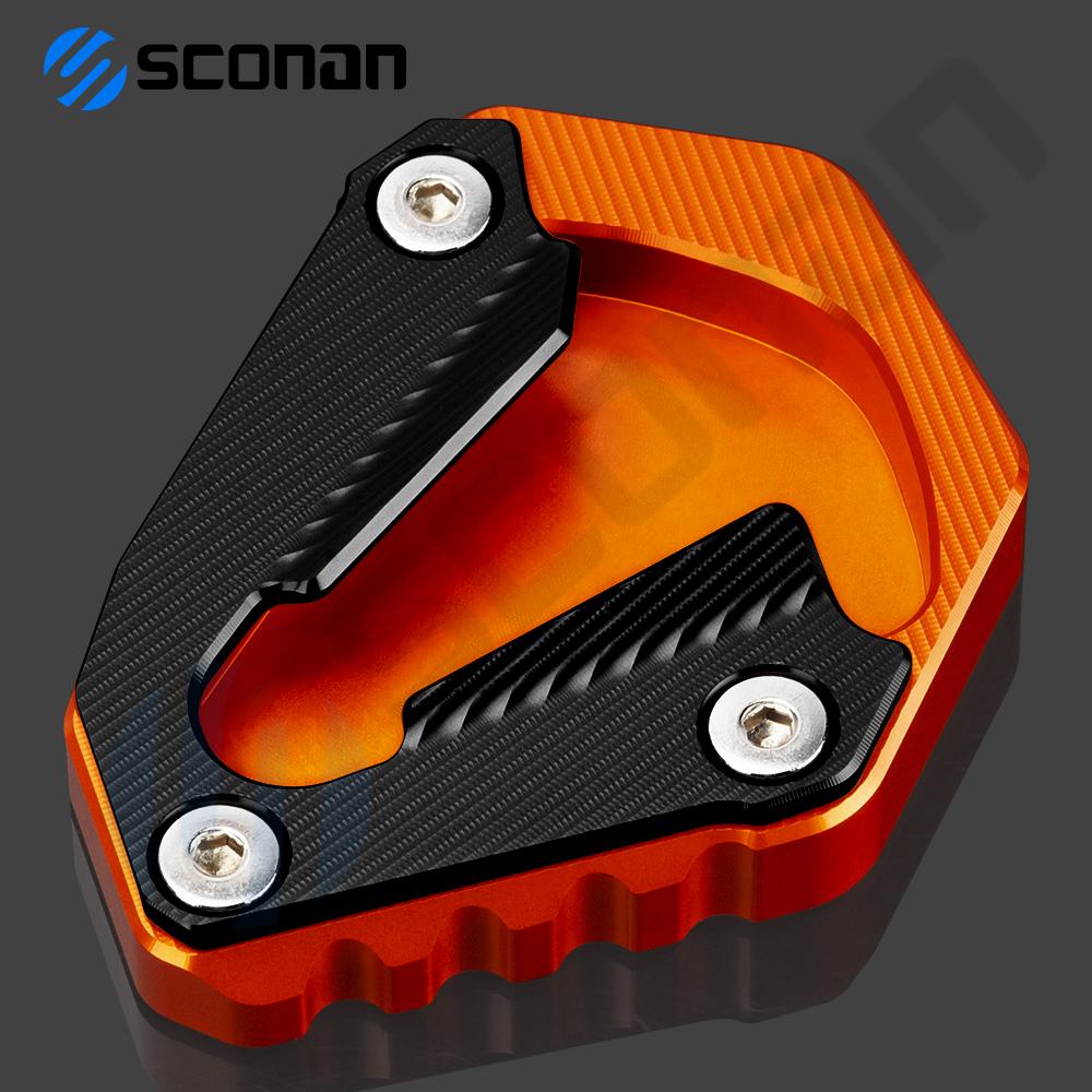 

2022 подставка, боковая подставка, удлинитель для ног, поддержка аксессуаров для мотоциклов для KTM 1290 Super Adventure RST 1290 ADV Style 2 Orange2d2M