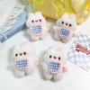 Cute Diy Keychain Belly Pocket Rabbit Brooch Rabbit Jewelry Doll Plush Bag Pendant