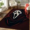 1Pc Scream Horror Icon Rug, Office Carpet Indoor Outdoor Doormat, Non-Slip, Comfortable, Living, Christmas Halloween, Xmas Gift N1188