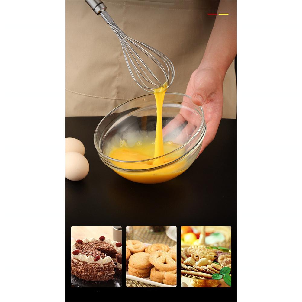Stainless Steel Hand Egg Beater Whisk For Kitchen Blender Mixer Stirring Beating